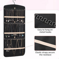 Hanging Jewelry Storage Bag – Double-sided Foldableable Metal