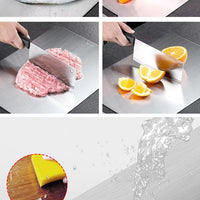 201 Stainless Steel Cutting Board – Thickened Anti-mold