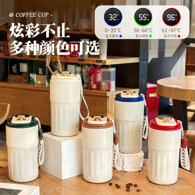 Water Cup Thermos Coffee – Double-layer Car Smart
