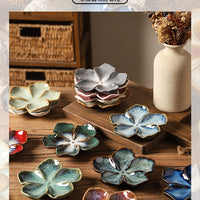 Dish Multi-color Kiln-turned Plate