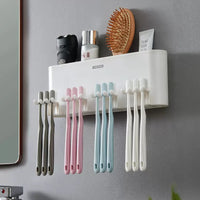 Wall-mounted Toothbrush Holder – Toilet Non-perforated Toothpaste