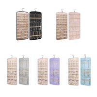 Hanging Jewelry Storage Bag – Double-sided Foldableable Metal