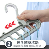 Multifunctional Magic Hanger – Foldable Nine Holes