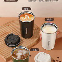 Water Cup Thermos Coffee – Double-layer Car Smart