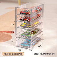 Domeka Transparent Display Stand – Drawer Alloy Car