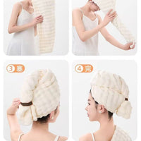 Turban Household Shampoo Towel – Thickened Shower Cap
