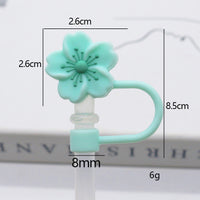10mm Begonia Flower Reusable Straws – Cap Stanley Water