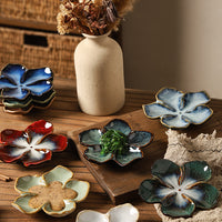 Dish Multi-color Kiln-turned Plate
