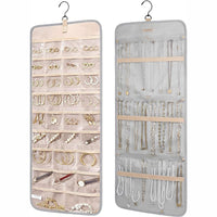 Hanging Jewelry Storage Bag – Double-sided Foldableable Metal