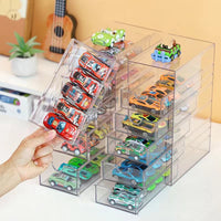 Domeka Transparent Display Stand – Drawer Alloy Car