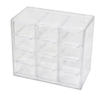 Six-grid Dustproof Drawer Storage Box – Stationery Jewelry 12-grid