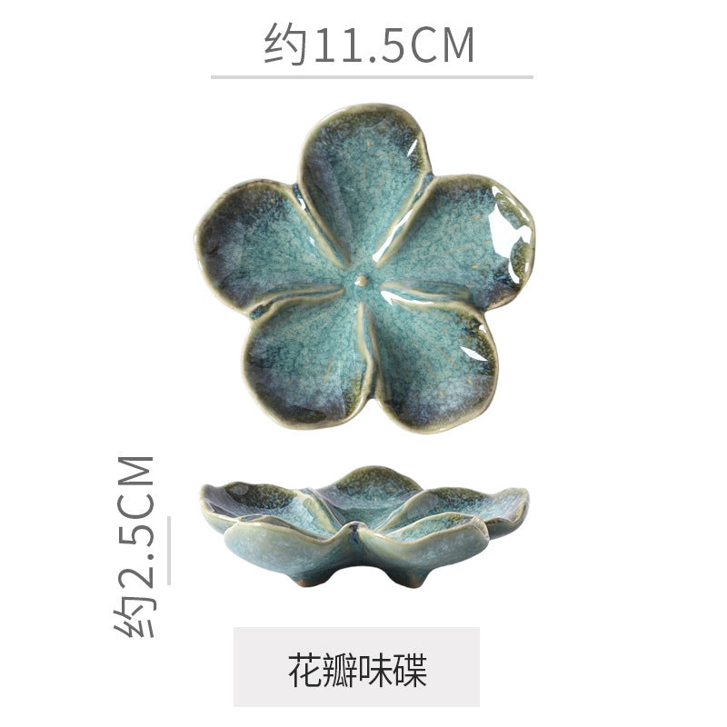 Dish Multi-color Kiln-turned Plate