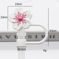 10mm Begonia Flower Reusable Straws – Cap Stanley Water