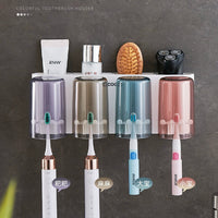 Wall-mounted Toothbrush Holder – Toilet Non-perforated Toothpaste