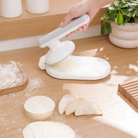 Cake Style Dumpling Mold – Making Green Baozi