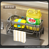 Kitchen Sink Organiser – Drain Rack Faucet