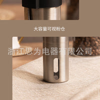 Portable Coffee Grinder Manual Stainless Steel Hand-Cranked
