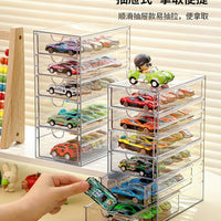 Domeka Transparent Display Stand – Drawer Alloy Car