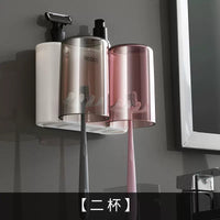 Wall-mounted Toothbrush Holder – Toilet Non-perforated Toothpaste
