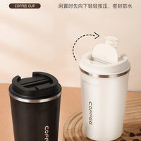 Water Cup Thermos Coffee – Double-layer Car Smart