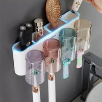 Wall-mounted Toothbrush Holder – Toilet Non-perforated Toothpaste