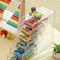 Domeka Transparent Display Stand – Drawer Alloy Car