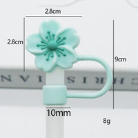 10mm Begonia Flower Reusable Straws – Cap Stanley Water