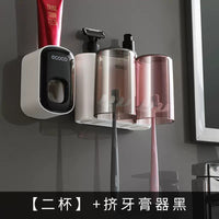 Wall-mounted Toothbrush Holder – Toilet Non-perforated Toothpaste