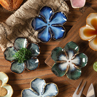 Dish Multi-color Kiln-turned Plate
