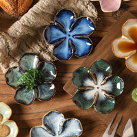 Dish Multi-color Kiln-turned Plate