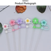 10mm Begonia Flower Reusable Straws – Cap Stanley Water