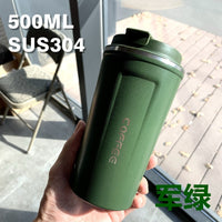 Water Cup Thermos Coffee – Double-layer Car Smart