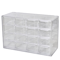 Six-grid Dustproof Drawer Storage Box – Stationery Jewelry 12-grid