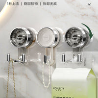 Rotary Suction Cup Hooks – Strong Vacuum Non-punching