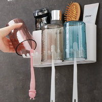 Wall-mounted Toothbrush Holder – Toilet Non-perforated Toothpaste
