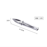 Clip Kitchen Barbecue Food Tongs – Silicone Anti-scalding Bread
