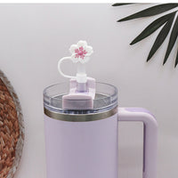 10mm Begonia Flower Reusable Straws – Cap Stanley Water