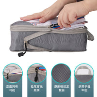 Set Mesh Visible Suitcase – Trolley Case Organizer