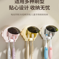 Cartoon Toothbrush – Storage Rack Wall-mounted