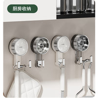 Rotary Suction Cup Hooks – Strong Vacuum Non-punching