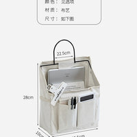 Wall-mounted Dormitory Wall Storage Bag – Door Hanging Pocket