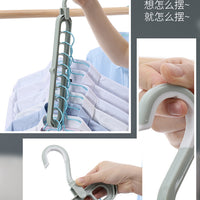 Multifunctional Magic Hanger – Foldable Nine Holes