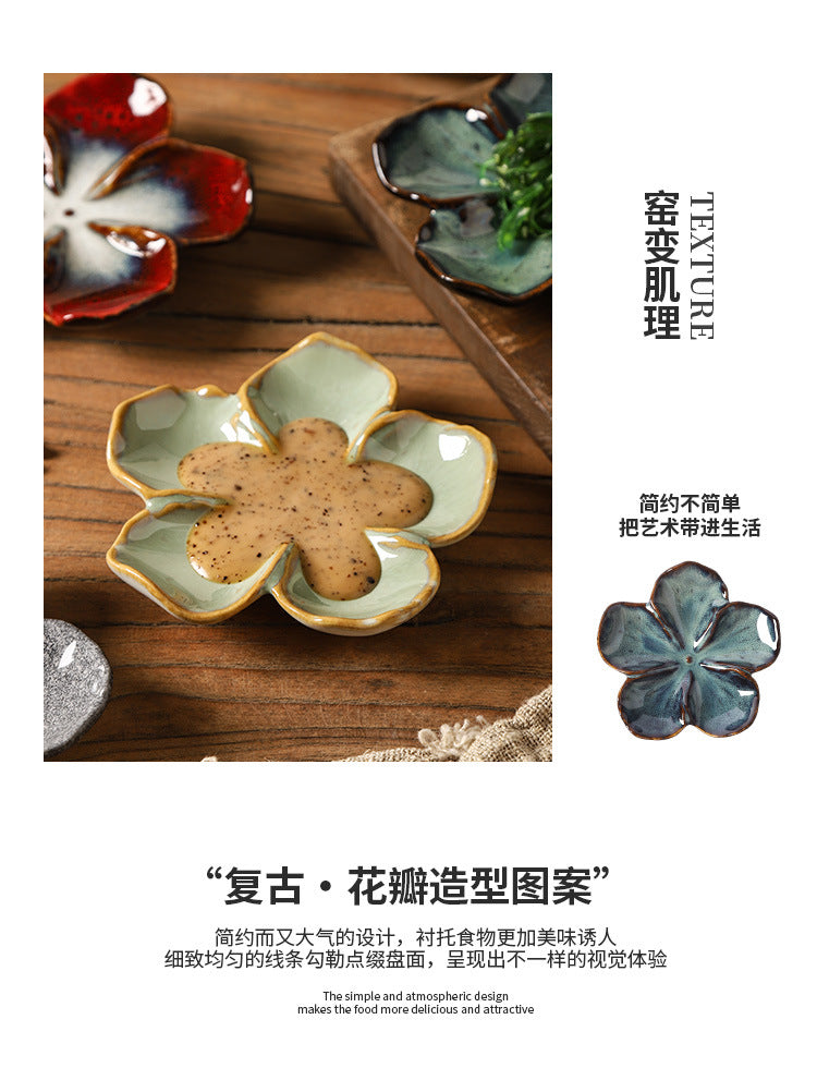 Dish Multi-color Kiln-turned Plate