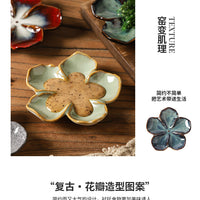 Dish Multi-color Kiln-turned Plate