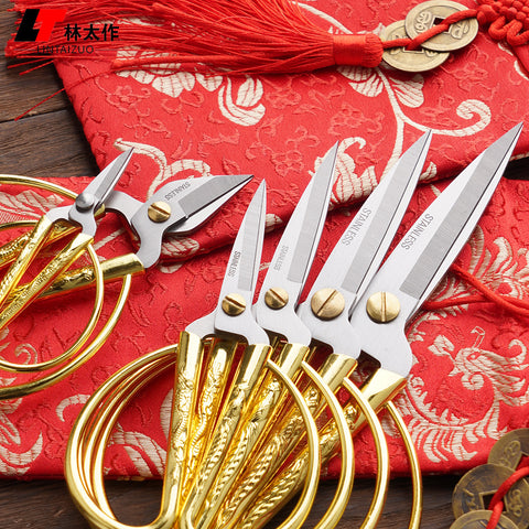 Gold-colored Stainless Steel Scissors – Exclusively Gold
