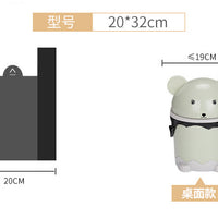 Size Plastic Bag Bin Bags – Black Desktop Car