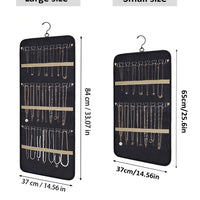 Hanging Jewelry Storage Bag – Double-sided Foldableable Metal