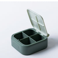 Portable Sealed Pill Storage Box – Compartmentalized Mini Medicine