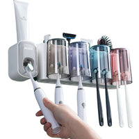 Wall-mounted Toothbrush Holder – Toilet Non-perforated Toothpaste