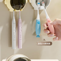 Cartoon Toothbrush – Storage Rack Wall-mounted